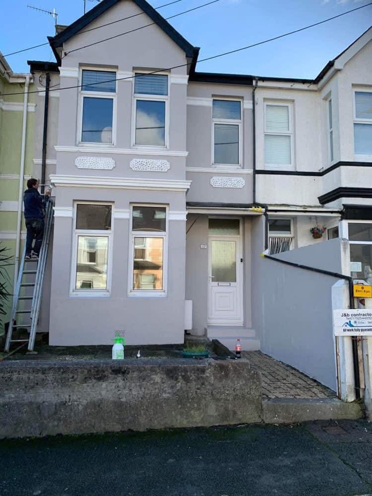 Completed roof replacement project in Port Isaac