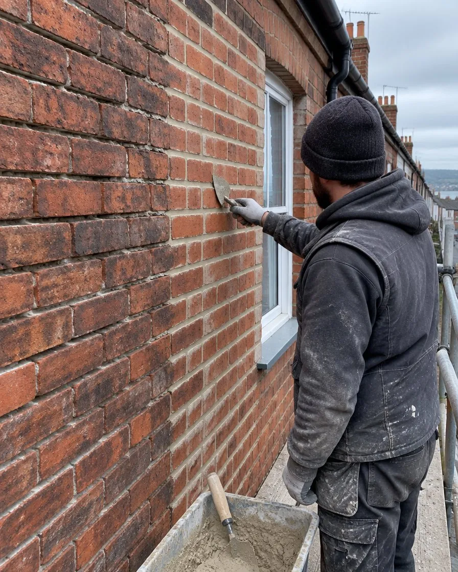 Brickwork and repointing in Port Isaac