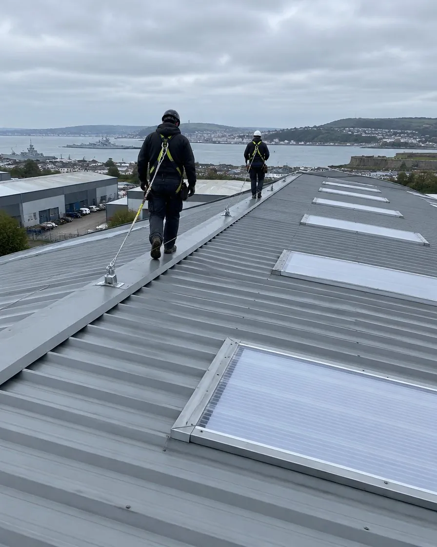 Commercial roofing in Port Isaac