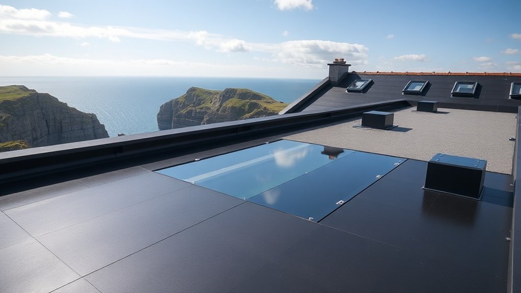 Flat roof installation in Port Isaac